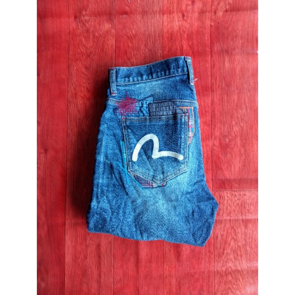 Celana Jeans Panjang Pria Evisu Second murah bekas preloved berkualitas