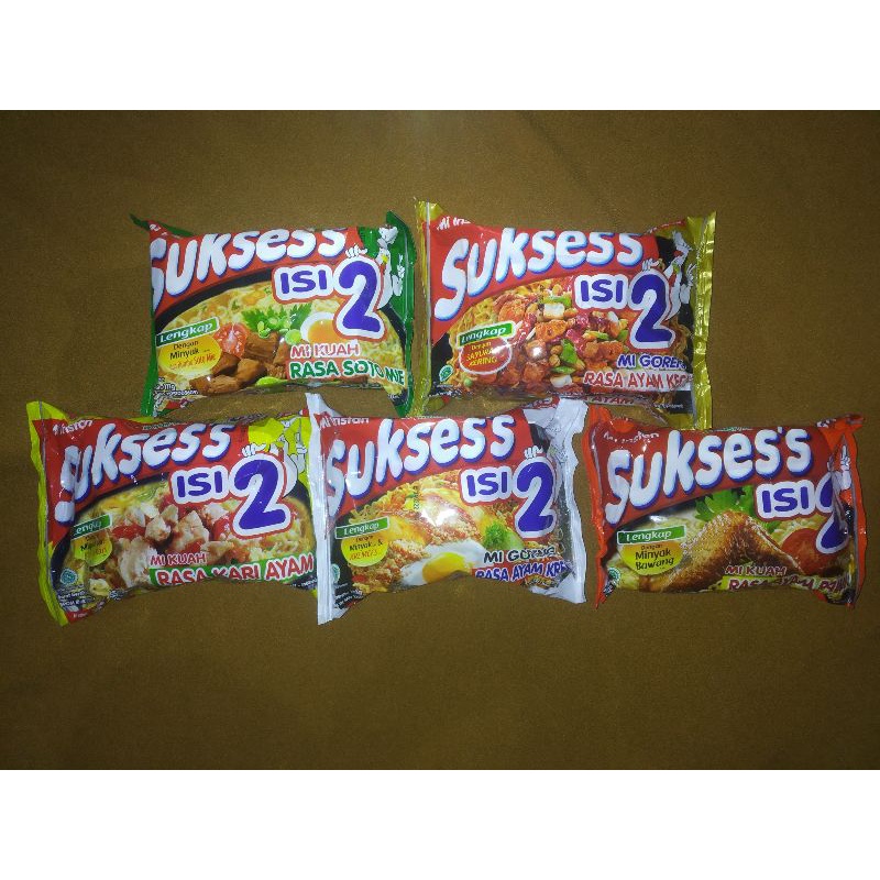 

MIE SUKSES ISI 2. GORENG & KUAH ALL VARIAN