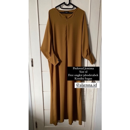PRELOVED JEMIMA ABAYA ALJENNA MEDAL BRONZE SIZE XL