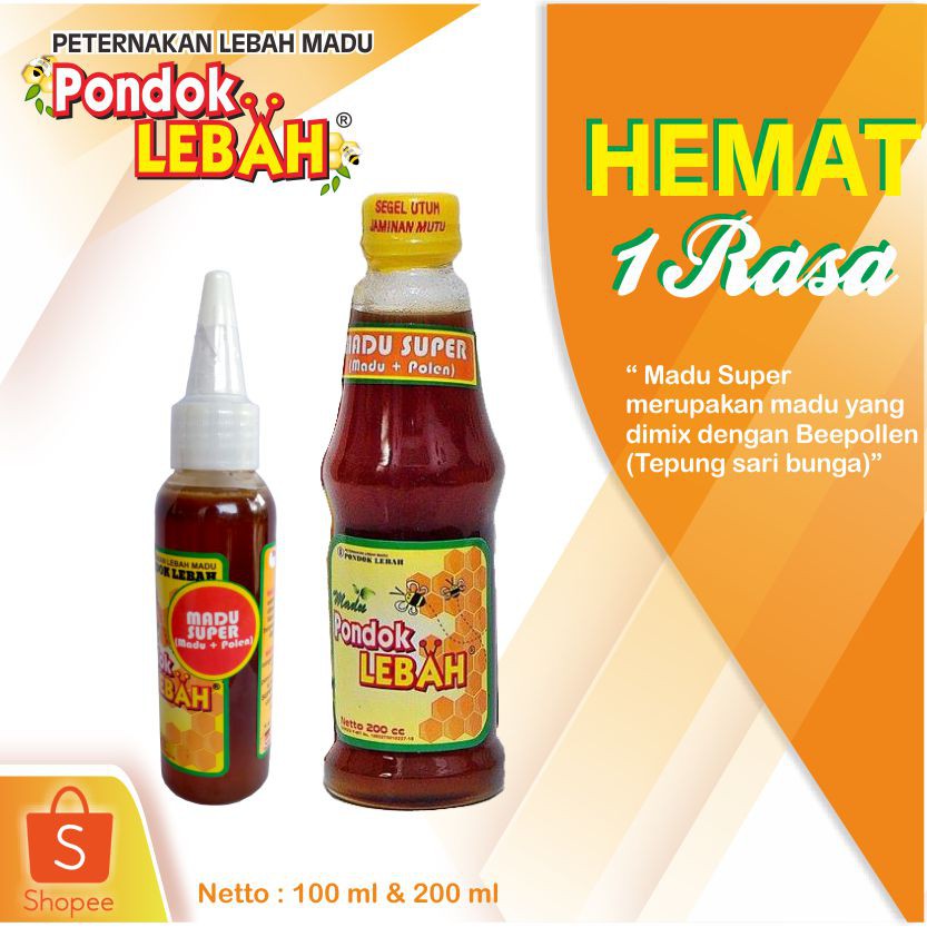 

PROMO PAKET HEMAT SPESIAL PRICE MADU HUTAN SUPER POLLEN BERKUALITAS ORIGINAL KESEHATAN 200 & 100 ML