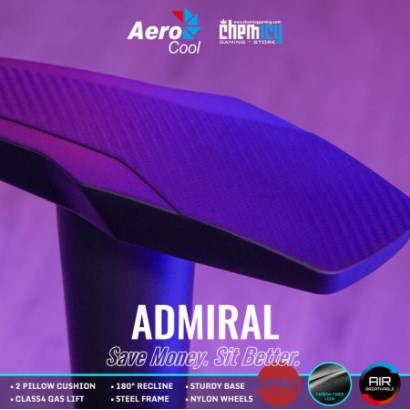 AeroCool Admiral Gaming Chair - CHAMPION RED