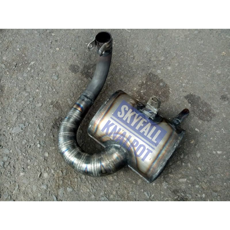 Knalpot RACING VESPA BIG BOX STANDART RACING TAHU