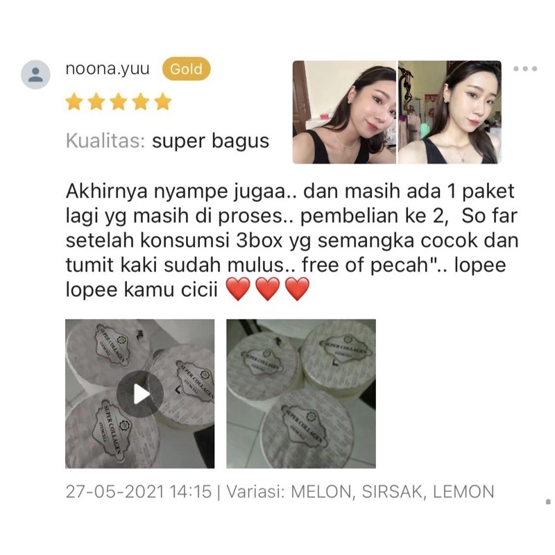 MAYIUM SUPER COLLAGEN DRINK 150G | CDNA UC | GLUTATHIONE | Suplemen Pemutih Kulit seluruh badan &amp; Anti flek