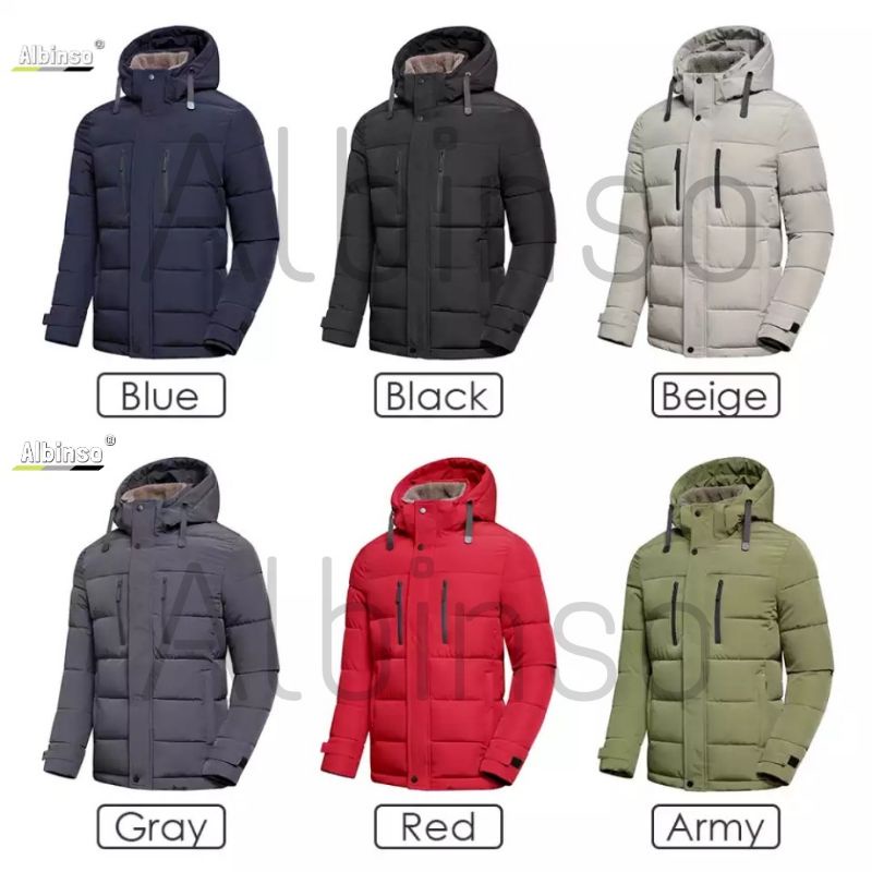 Jaket winter pria / Jaket musim dingin / Jaket tebal / Jaket bulu / Jaket winter / fashion pria