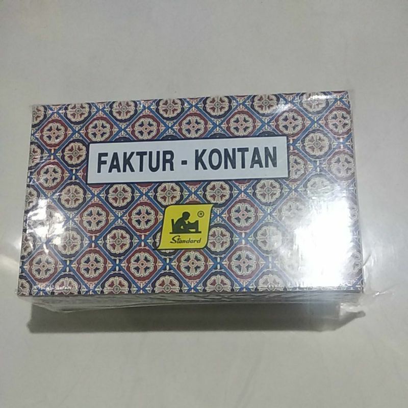 Bon Faktur Kontan STANDARD