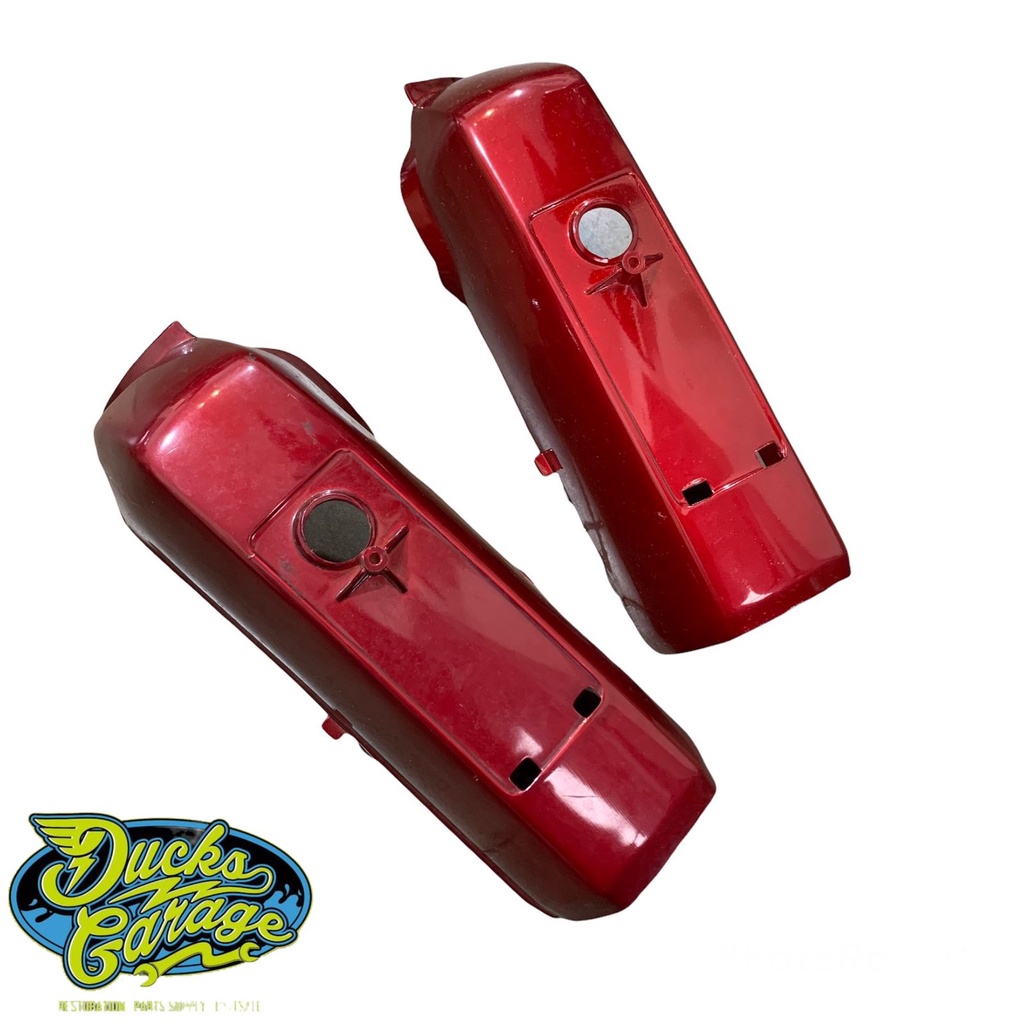 Cover shock merah honda astrea prima original