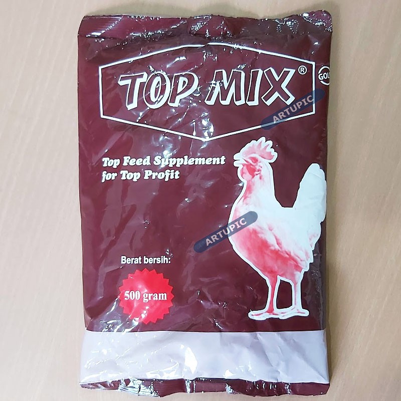 Top Mix 500 gram Topmix Tambahan pakan ayam penggemuk meningkatkan produksi telur mineral Medion