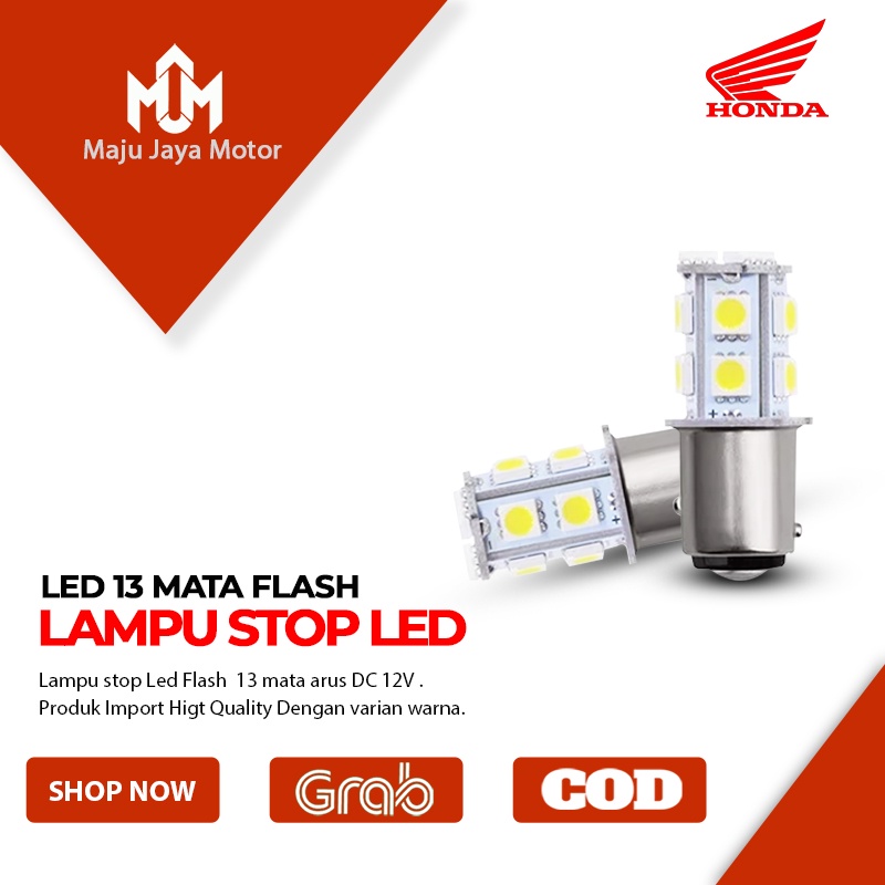 Bohlam Lampu Led Stop Rem Belakang Kedip Mobil Motor Scoopy Beat