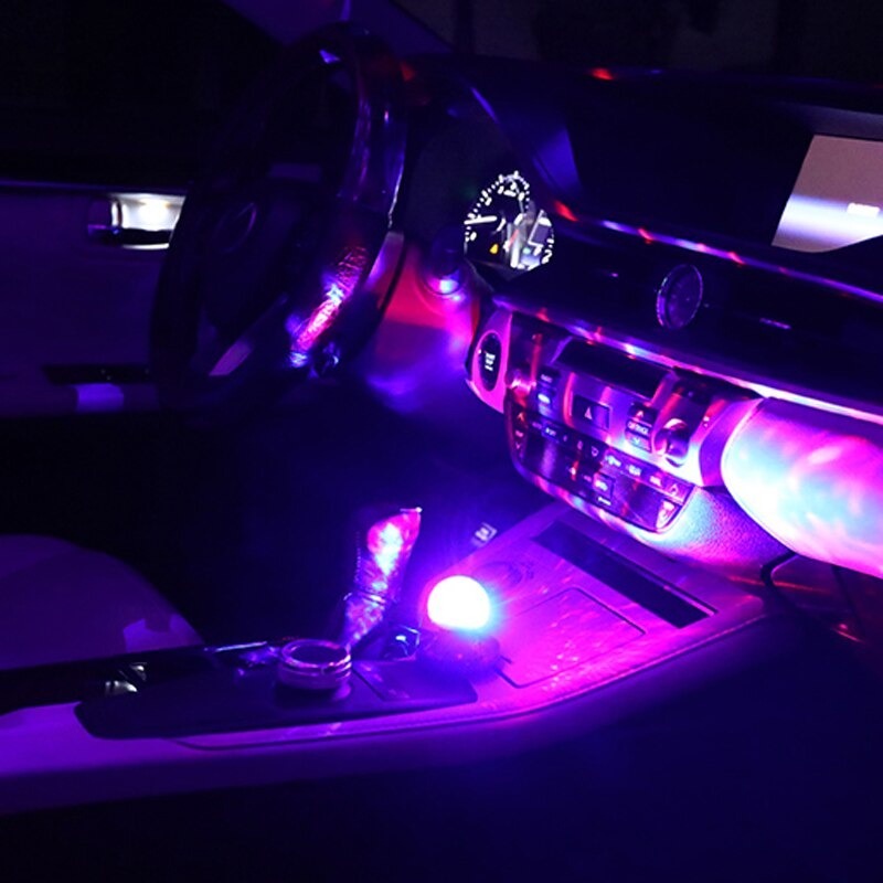 [BISA COD] Lampu Led Rgb Disco Colok Usb Lampu Kabin Mobil Interior Disco Lamp