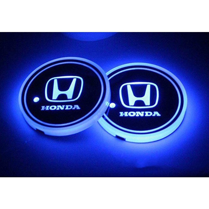 1 Pc Cup Holder Anti Slip Dengan Lampu LED Untuk Honda Mugen City Accord CR-V HR-V Jazz