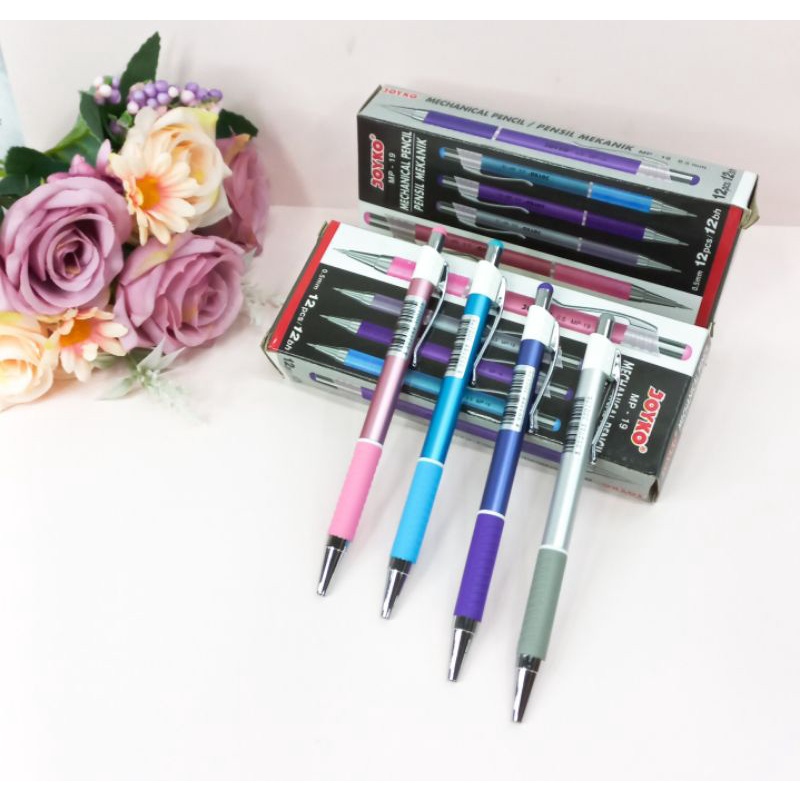 Pensil Mekanik 0.5 Mp -19 Mechanical Pensil isi 12Pcs