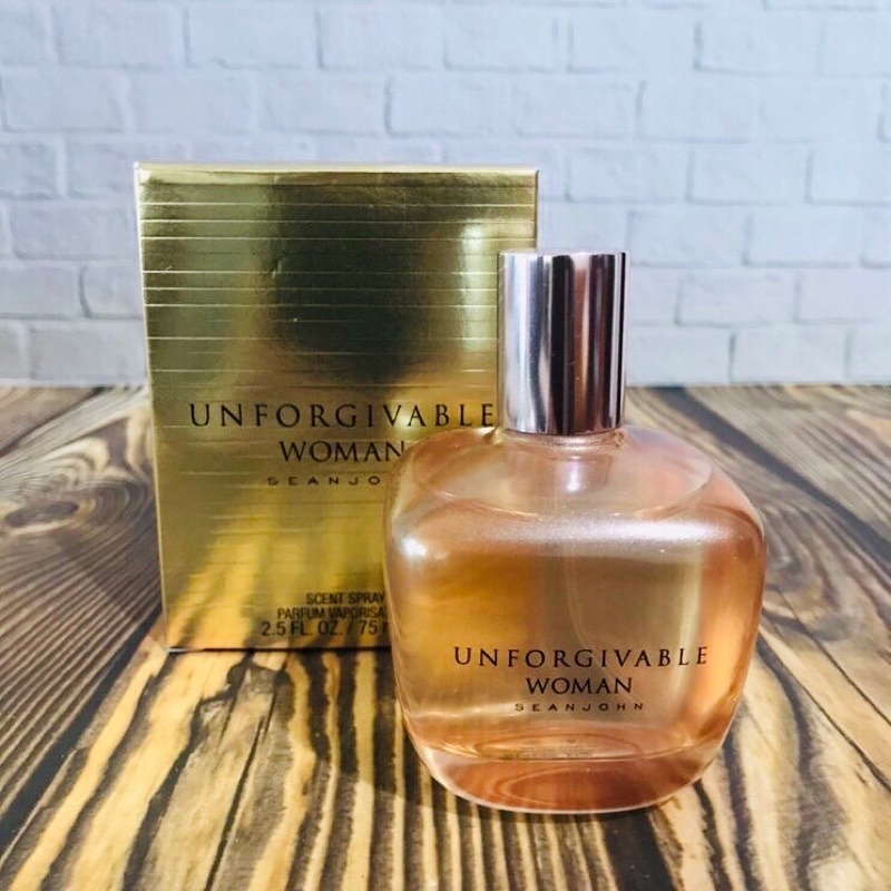 Like new Sean john unforgivable women edt 75ml