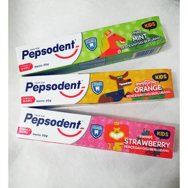 PEPSODENT PASTA GIGI KIDS 50gr Shopee Indonesia