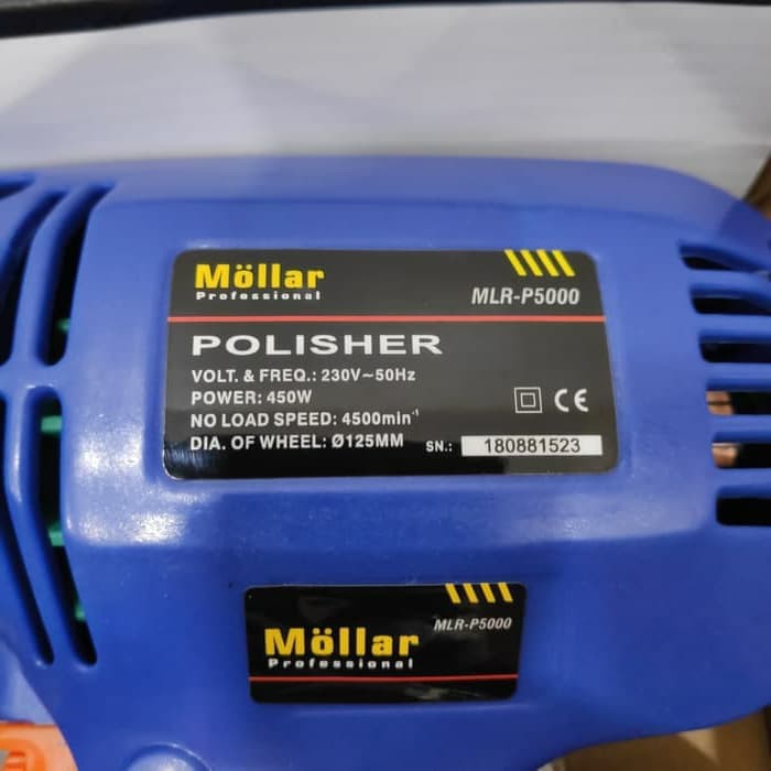 Polisher Mesin Poles Mobil Mollar With Variable Speed