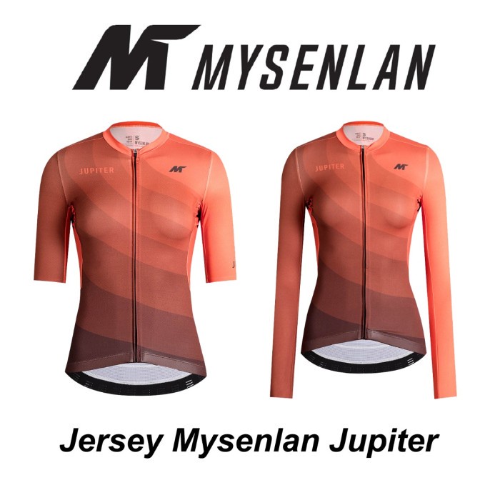 Jersey Women Mysenlan JUPITER MCQSS001B Orange Short & Long Sleeve