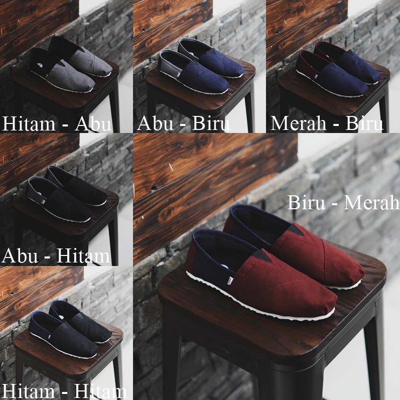 BAYAR DI TEMPAT [COD] !! SEPATU CASUAL SANTAI SLIP ON  WAKAI SEPATU PRIA KASUAL KEREN MURAH