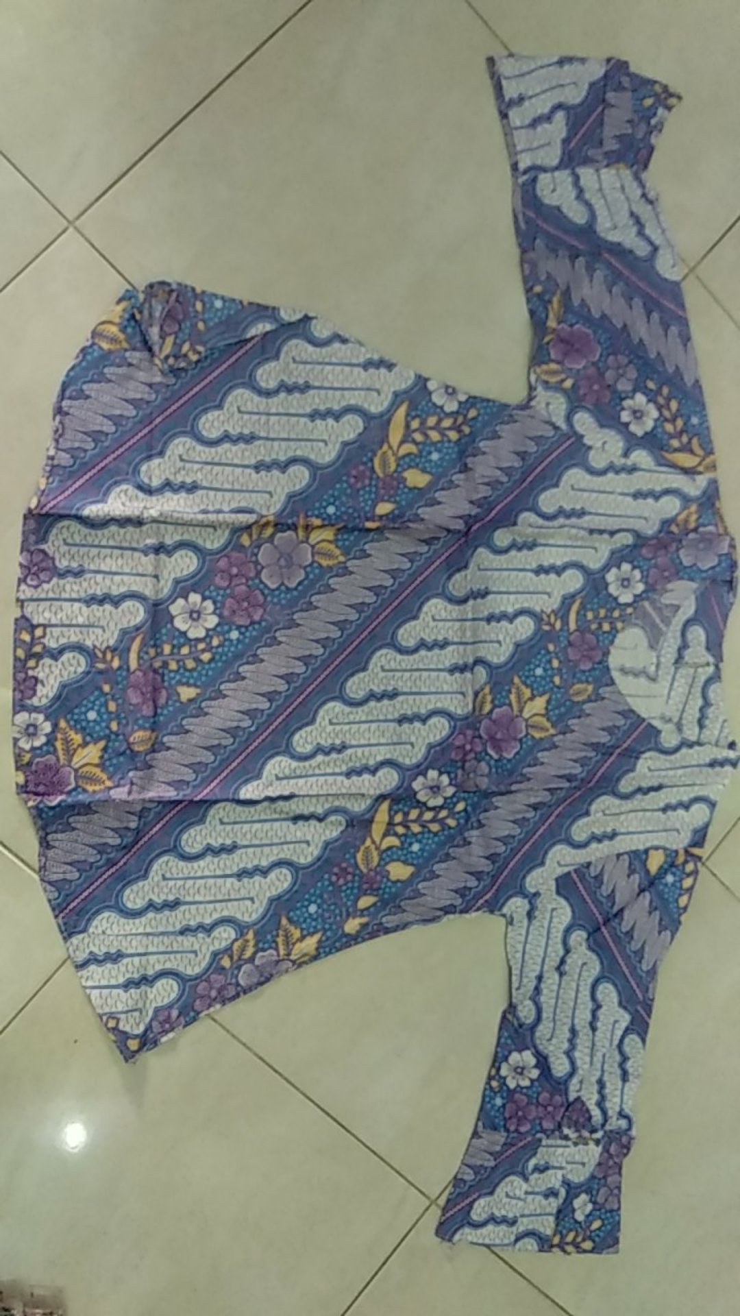 [cod] Tey-17 Batik Wanita Asj Sa Hrb026 Kenongo Kemeja Tosca Pendek