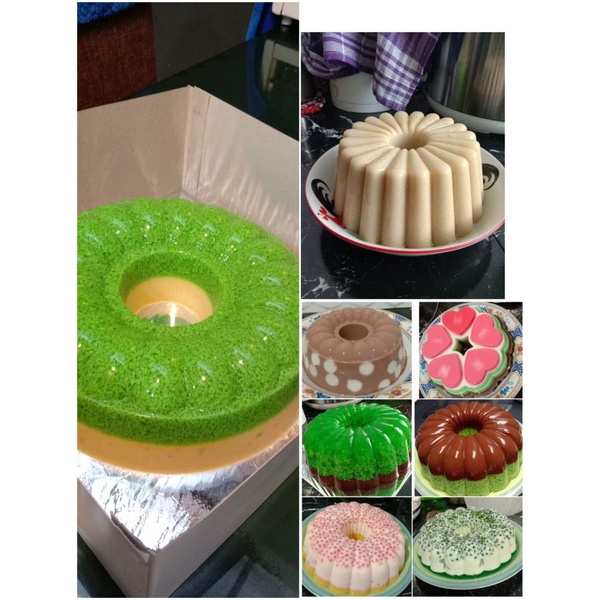 

aneka pudding puding (pudding lumut, pudding cokelat (coklat), pudding strawberry, pudding pandan, pudding polkadot, puding love heart) home made