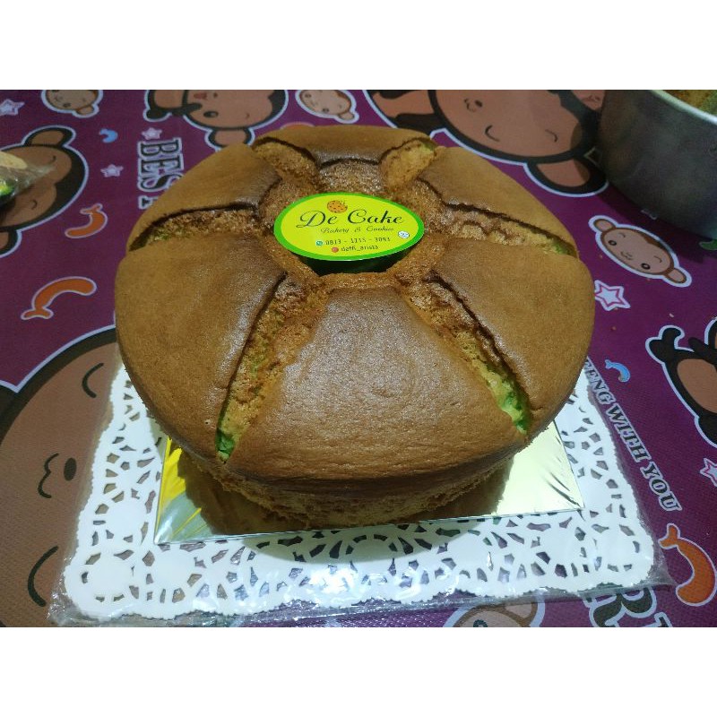 

chiffon cake pandan