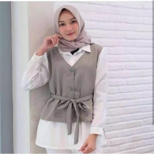 KEMEJA ALEMIA /FASHION TERBARU / BLOUSE MOSCREPE / ALEMIA BLOUSE