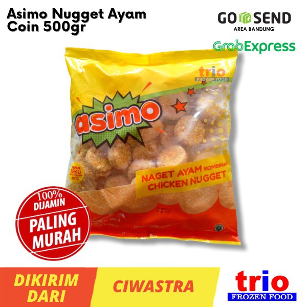 Asimo Chicken Nugget Coin / Naget Ayam 500gr