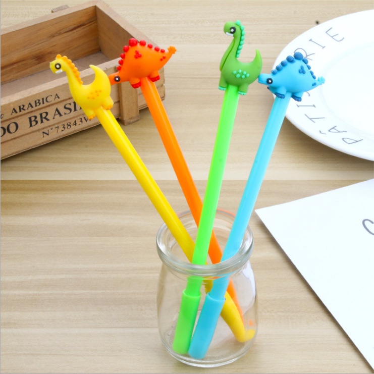 Pulpen Karakter Lucu / Pulpen Gel Premium Dinosaurus