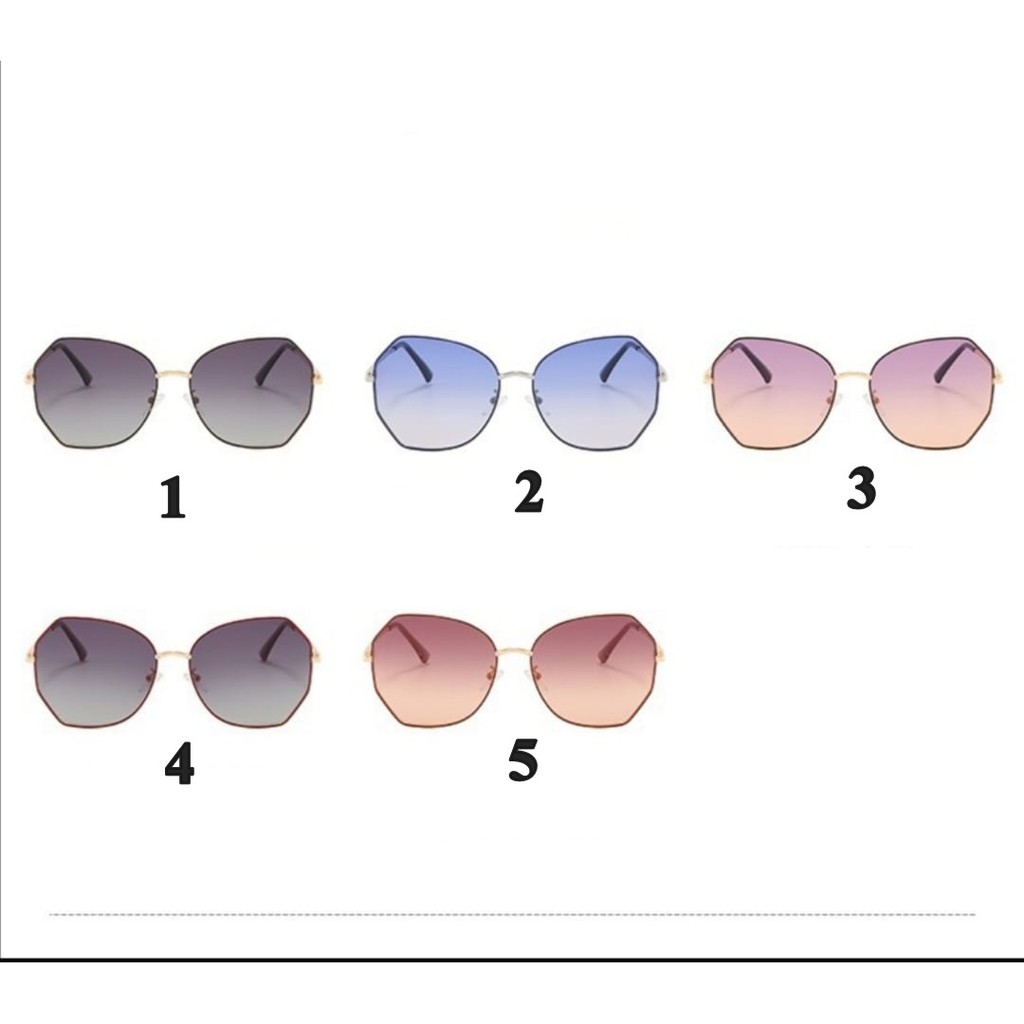 (COD) Kacamata Bulat Besar Glassess Fashion Women Sunglassess MALL SHOPPING