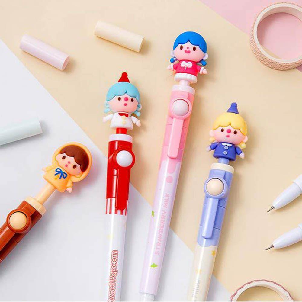 R-flower Pulpen Gel Motif Kartun Bunga Untuk Sekolah / Tanda Tangan