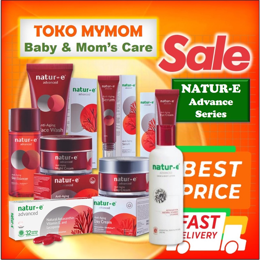 [BPOM] Natur-E Advanced Hand Body Lotion 245ml (Putih) / Natur E HBL / MY MOM