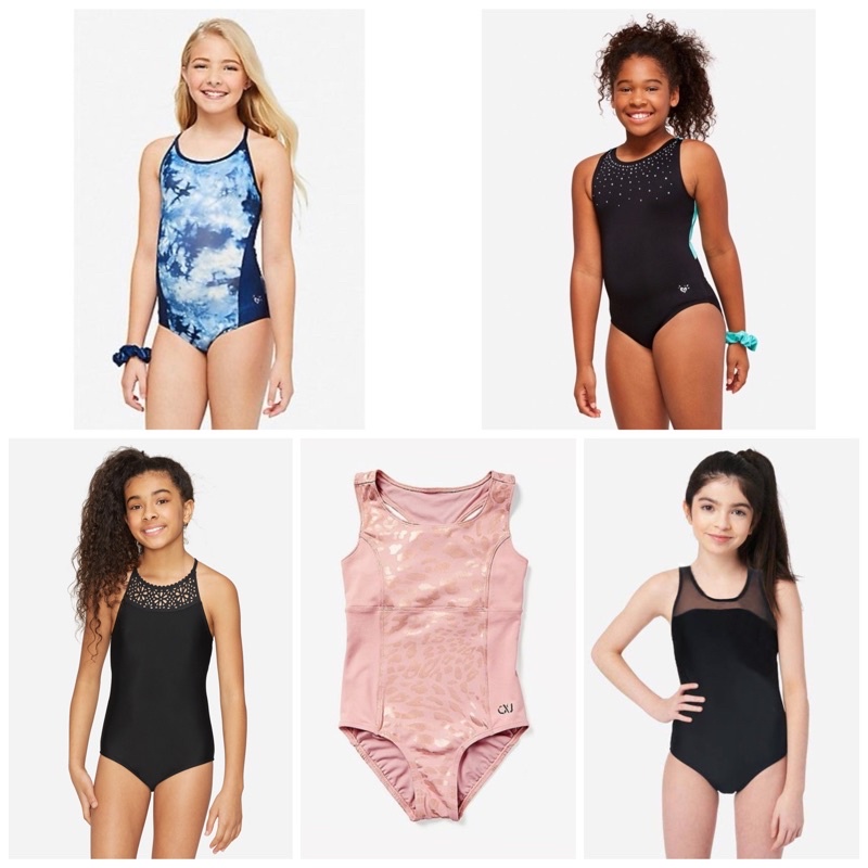 Baju Renang Leotard Gymnastic Dance Anak Perempuan Justice P337