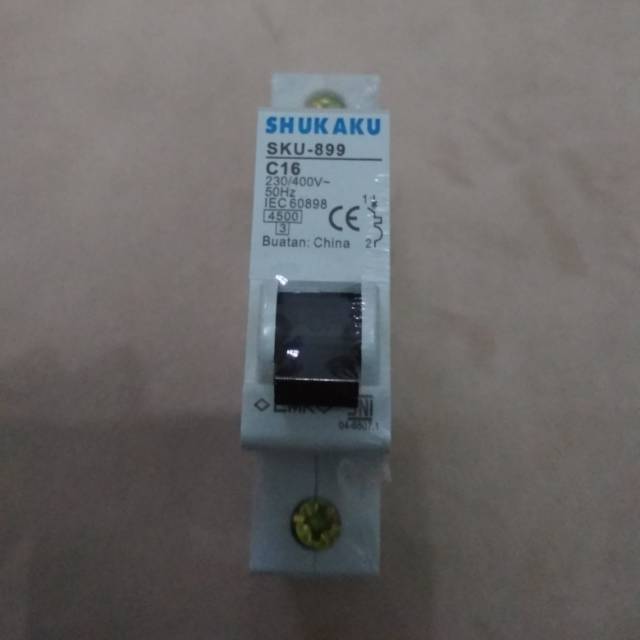 MCB listrik MCB 16 ampere SHUKAKU MCB listrik SNI MCB SNI sekering listrik