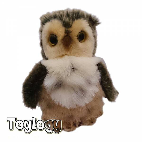 Boneka Hewan Burung Hantu ( Brown Owl Doll ) - 8 inch