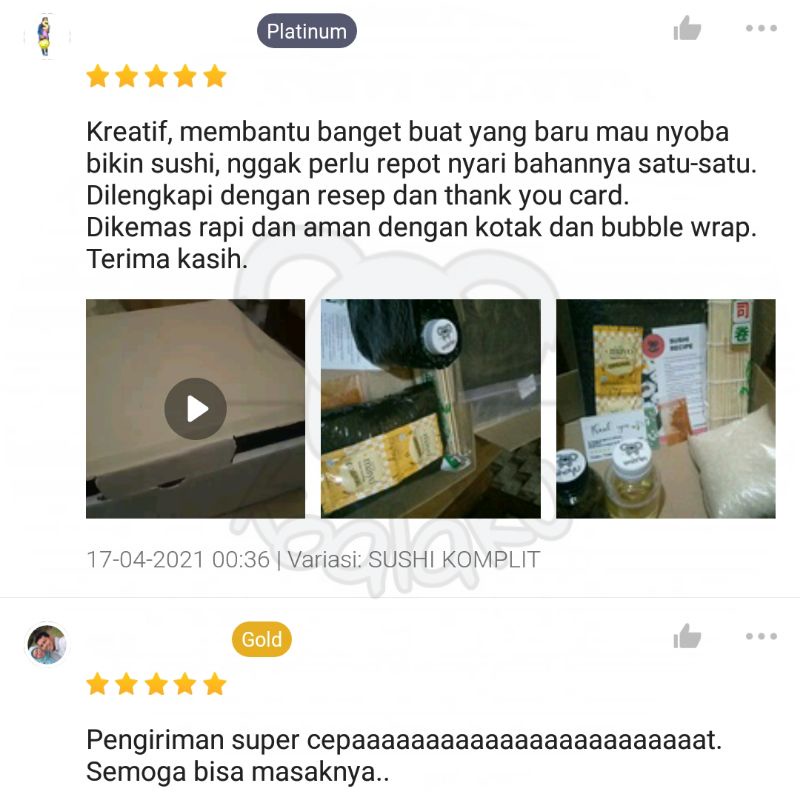 Paket Bahan Pembuat Sushi Maker Set Nori Kimbab Baby Koala Lengkap Halal Komplit Instan Praktis