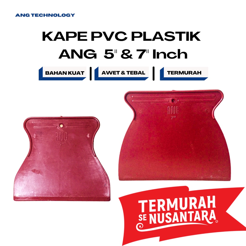 kape pvc plastik/ kape plastik/skrap scrap sekrap Scraper 5&quot; &amp; 7&quot; Inch