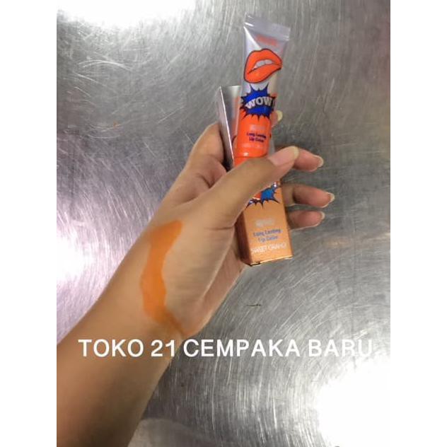 Lip Tatto Monomola Sweet Orange Lipstik Liptint Lips Tattoo Tato Korea
