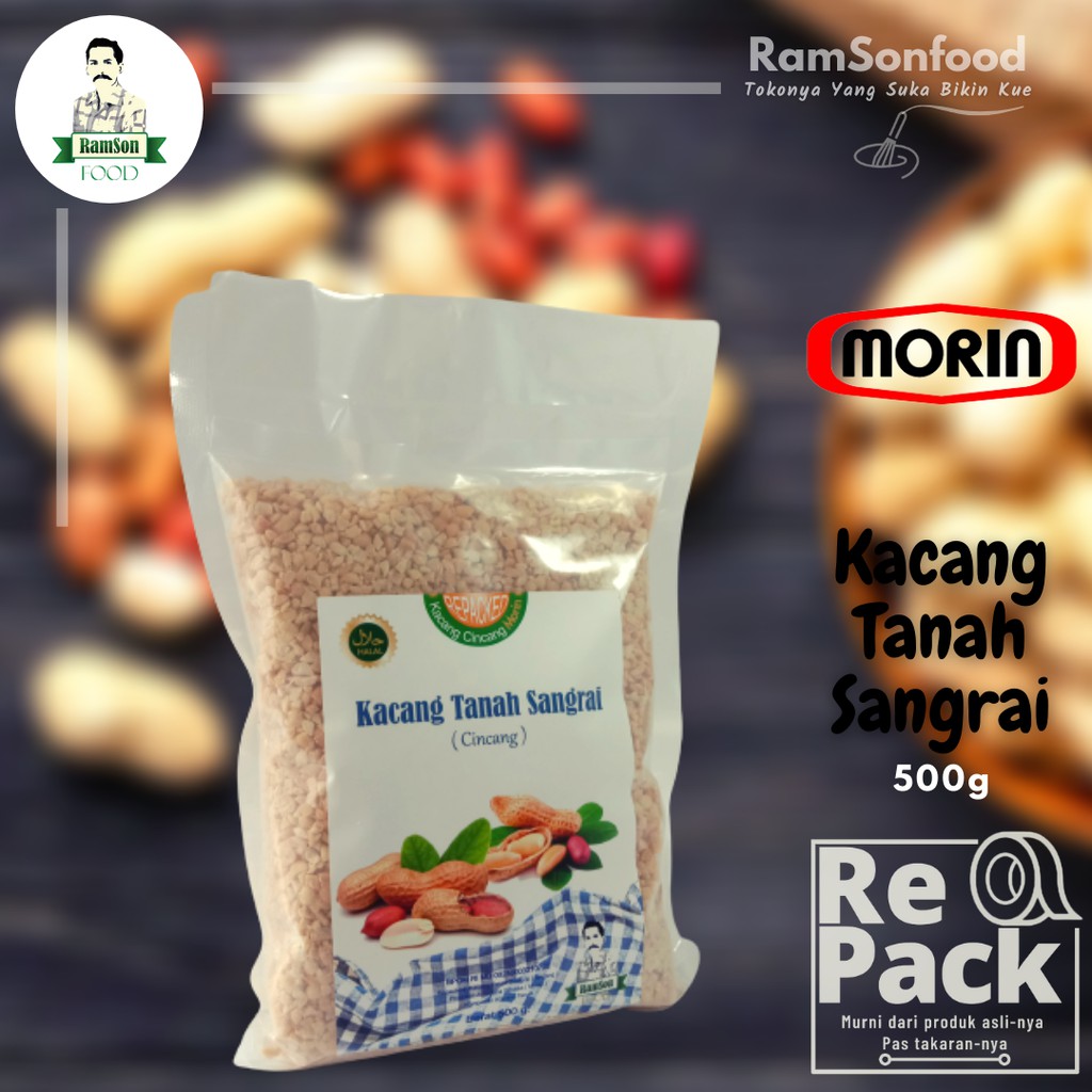 

kacang Tanah Sangrai Morin-Kacang Cincang-bahan kue