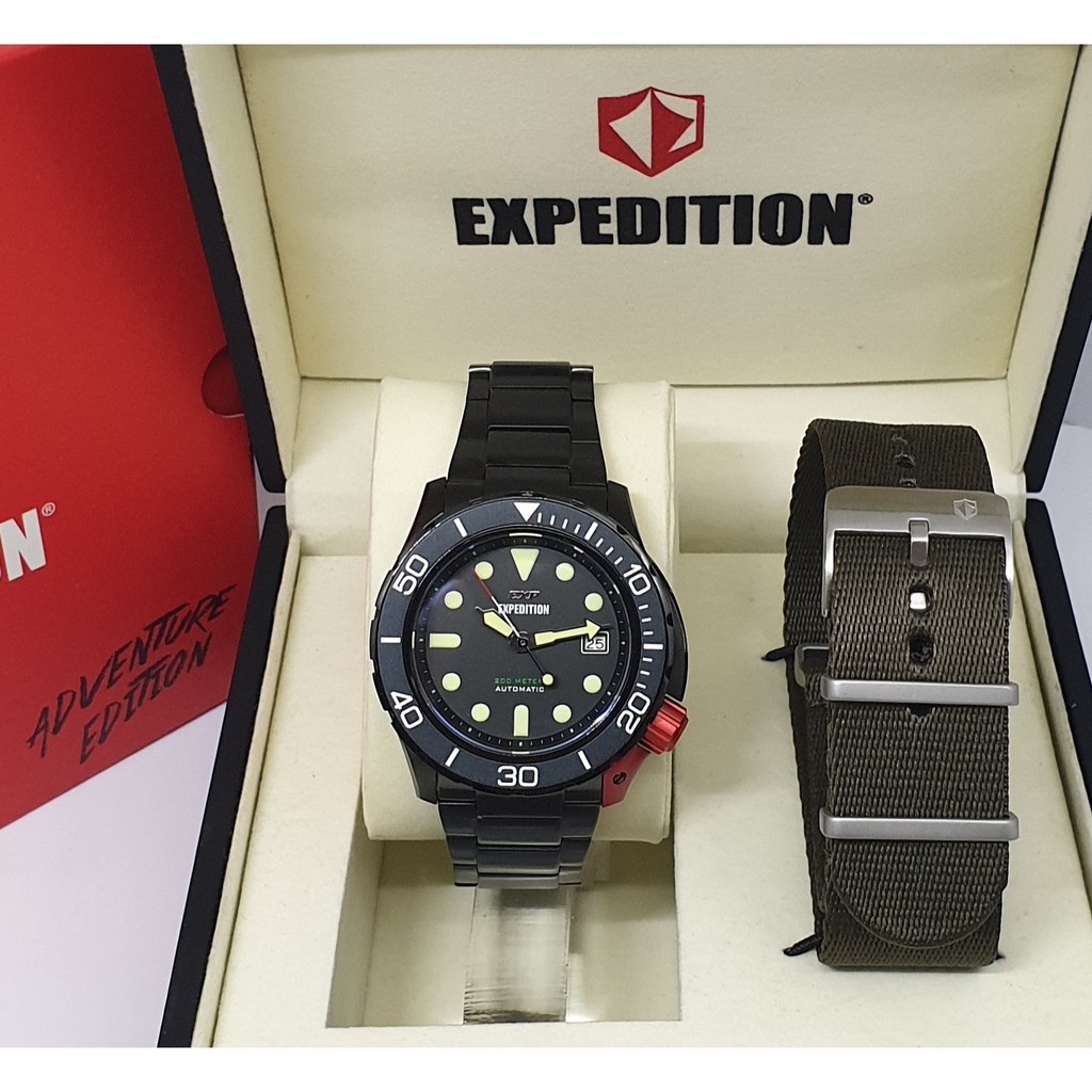 Expedition E 6809 / e6809 Automatic Jam Tangan Pria Original Dia 4,5 Cm