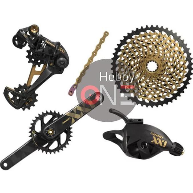 Sram Xx1 Eagle Dub Groupset Boost 12 Speed 170Mm Gold