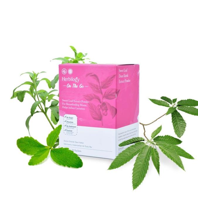 

Herbilogy On The Go Sweet Leaf Extract Powder Isi 20 Sachet