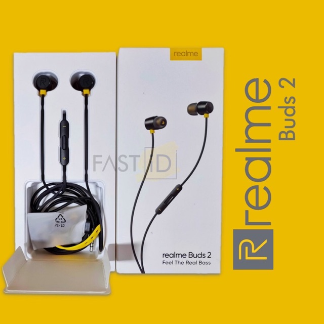 Earphone Realme Buds 2 Megnertic Original OEM Headset Realme