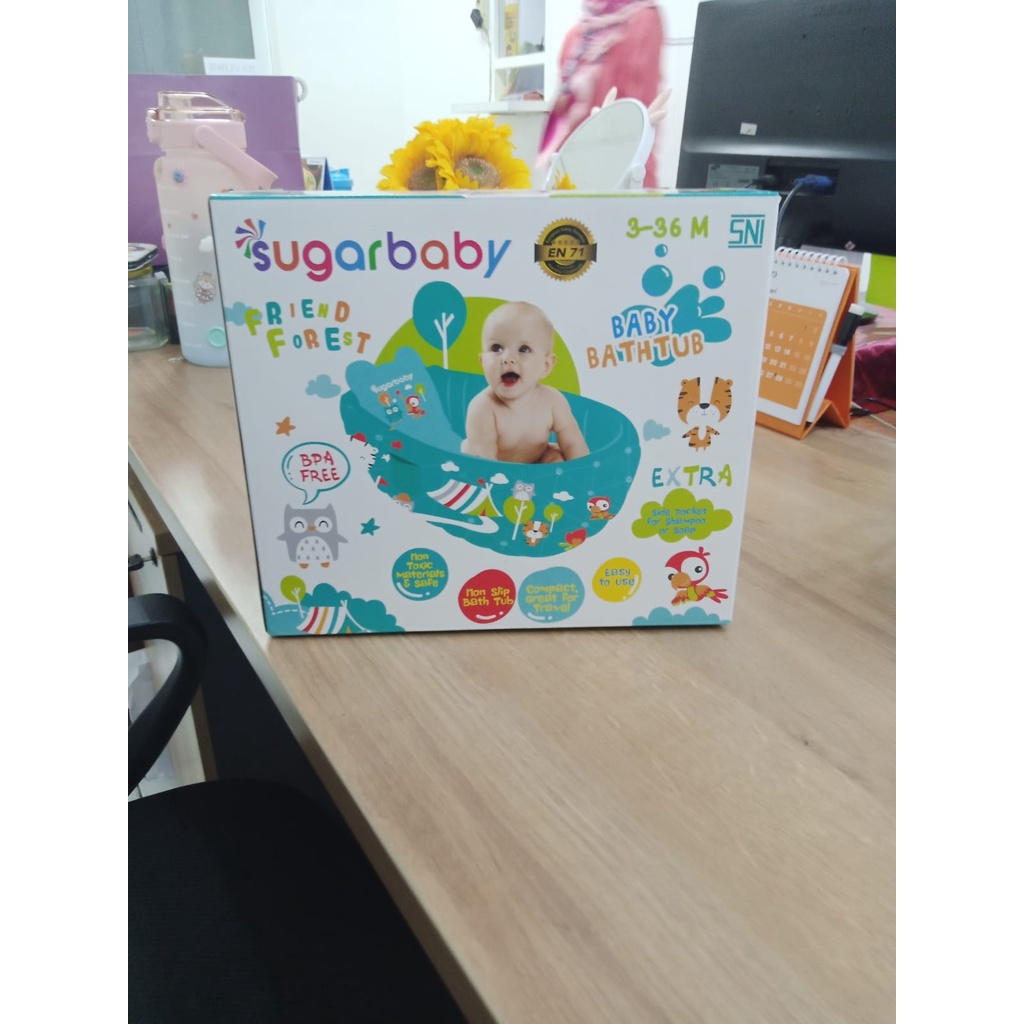 SUGAR BABY BATH TUB Bak Mandi Bayi | Deluxe Baby BATHER KURSI MANDI Bayi