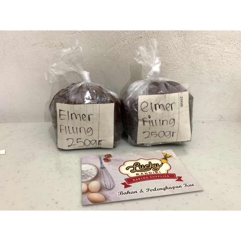 

Elmer Chocolate Filling (250gr)/ Selai Cokelat Merk Elmer Repack (250gr)