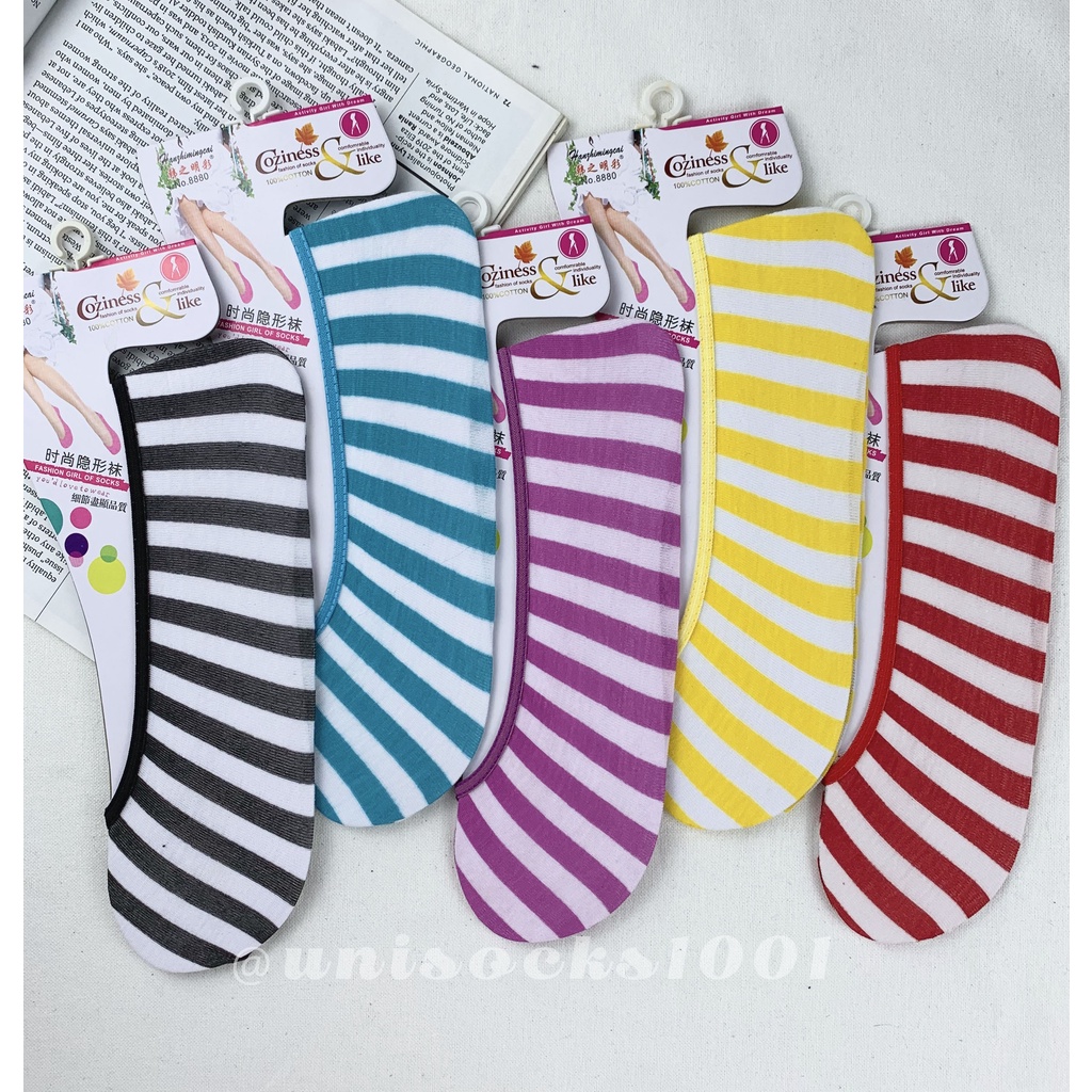 Kaos kaki wanita invisible hidden woman socks no show socks pendek flat shoes