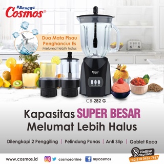 Jual Blender Cosmos CB-282G | Blender Kaca Cosmos 2 L | Blender Kaca 3 ...