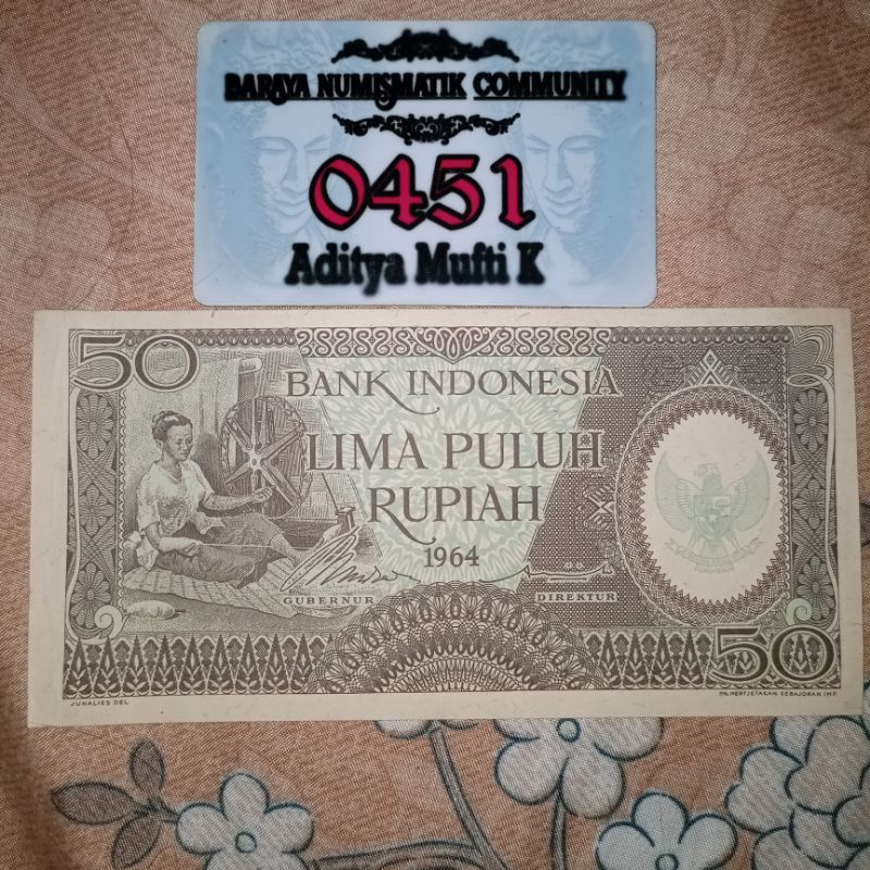 Uang Kuno Indonesia 50 rupiah seri pekerja