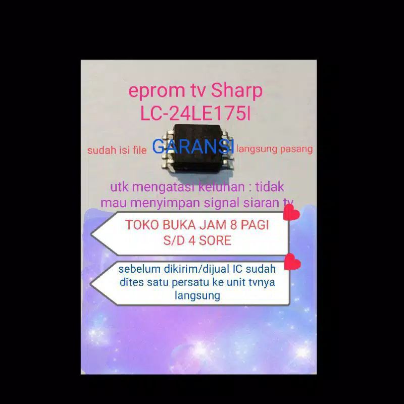 IC EPROM SHARP TYPE LC24LE175i