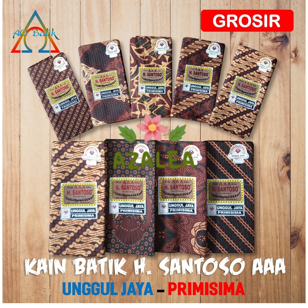 Kain jarik Batik Santoso AAA kain batik panjang Halus