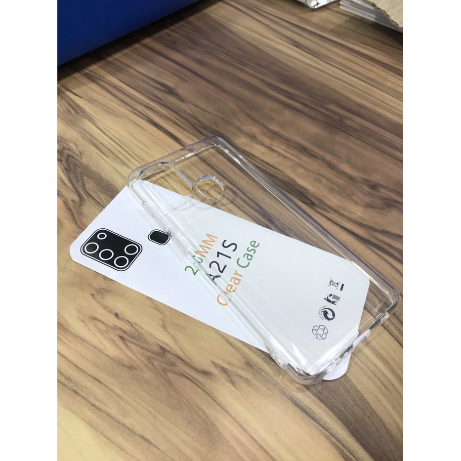 TPU CLEAR CASE BENING TEBAL ANTI PECAH SAMSUNG A21S - CLEAR