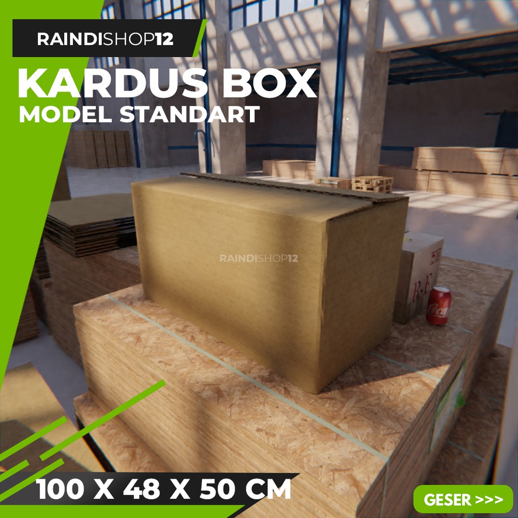 

BOX 100 X 48 X 50 CM KARDUS KOTAK KEMASAN PACKAGING KADO POLOS