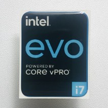 Stiker iNTEL EVO CORE i7 vPRO 2020